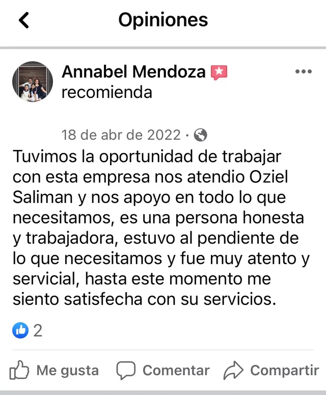 Mensaje de un cliente de Saliman (21 de 21)